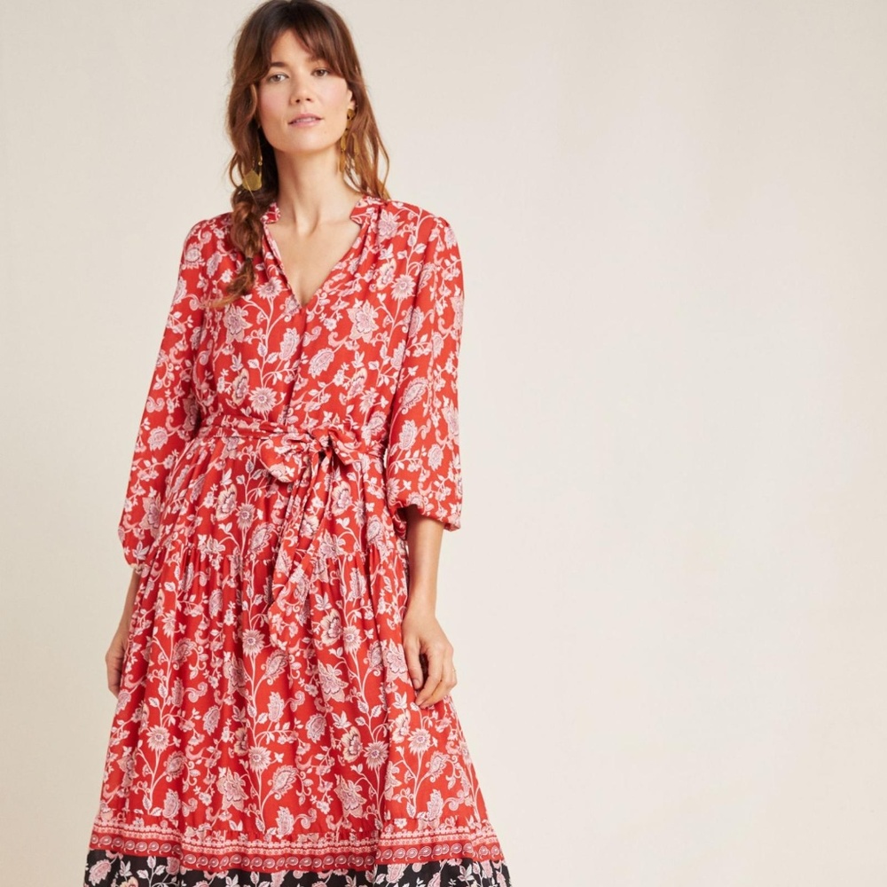 Anthropologie Melina Maxi Dress by Maeve Size: L
